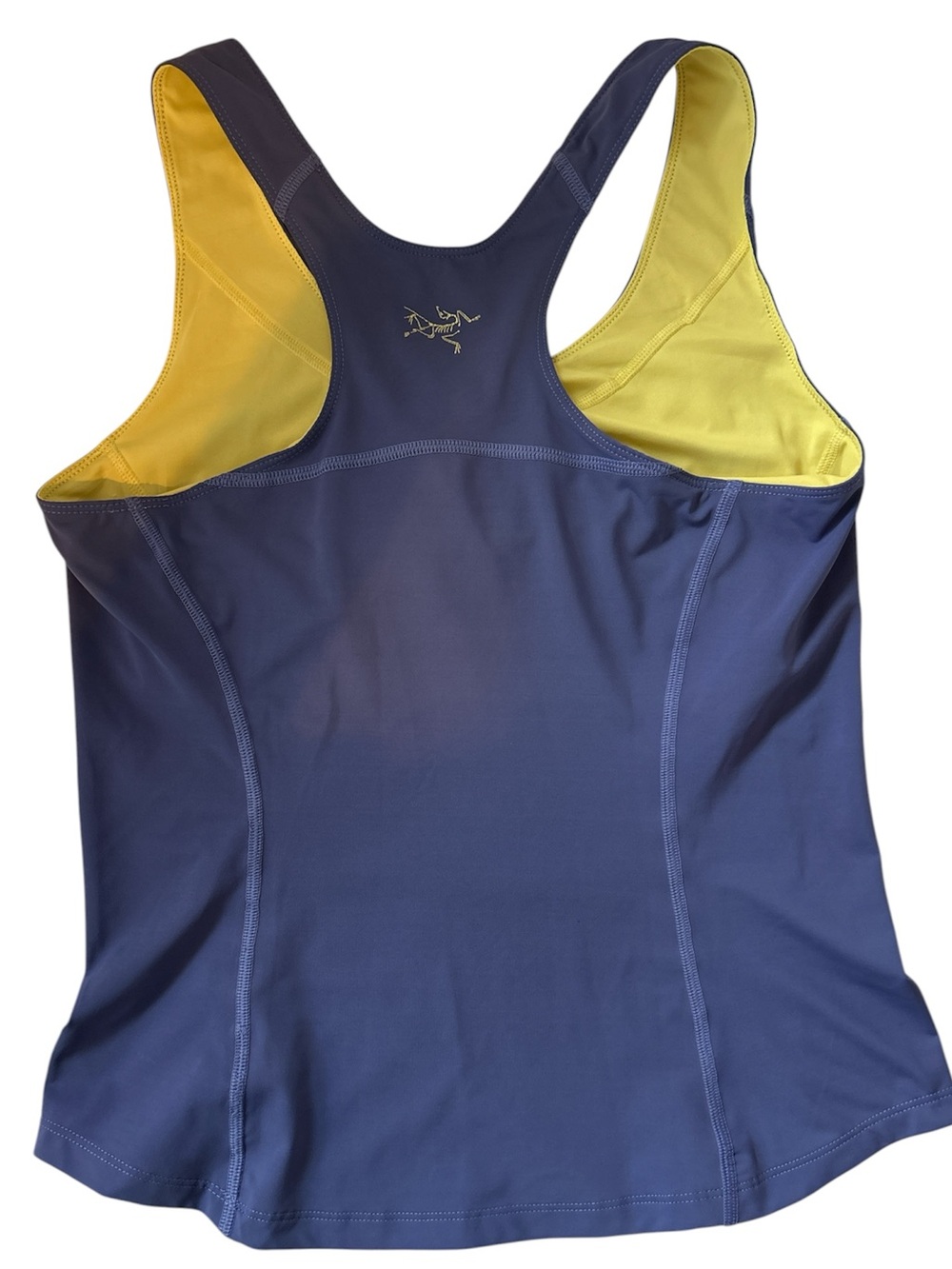 Arc'teryx Racerback Tank - Navy with Yellow